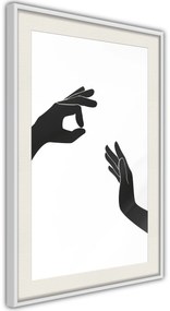 Αφίσα - Language of Gestures I - 20x30 - Χρυσό - Χωρίς πασπαρτού