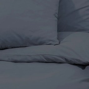 vidaXL Σετ Παπλωματοθήκης Ανθρακί 240x220 εκ. Βαμβακερό