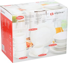 Σετ Πιάτα 16τμχ Alpina 871125216033