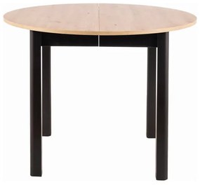 DANTE TABLE ARTISAN OAK / BLACK MATT FI 102 (102-142) DIOMMI DANTEDACMFI102