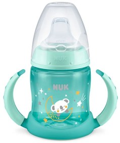 Μπιμπερό Εκπαίδευσης Με Λαβές First Choice Plus Night 10743998 150ml 6-18 Μηνών Green Nuk 150ml Polypropylene
