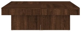 vidaXL Τραπεζάκι Σαλονιού Καφέ Δρυς 90x90x28 εκ. Επεξεργασμένο Ξύλο