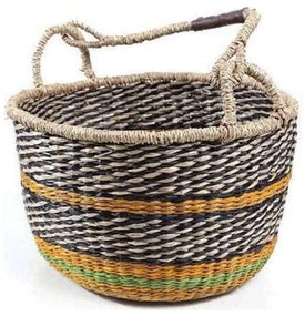 Καλάθι Διακοσμητικό Brandy XS 0680060 20x20x14cm Multi Soulworks Seagrass