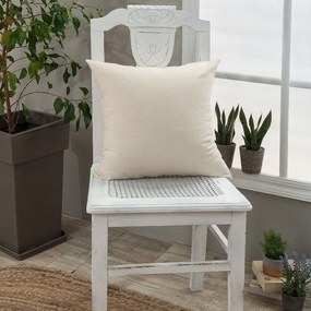 Μαξιλαροθήκη Διακοσμητική Aragona 01 Ecru Teoran 45X45 Cotton-Polyester