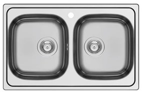 Pyramis ΝΕΡΟΧΥΤΗΣ INSET 2B 1TH O92 GOF 78x50cm MNB N/S V,S 18cm ΒΑΘ. MAIDSINKS BY PYRAMIS KANEL-89.101053901