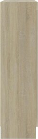 vidaXL Βιτρίνα Χρώμα Sonoma Δρυς 82,5 x 30,5 x 115 εκ. Επεξ. Ξύλο