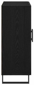 vidaXL Μπουφές Μαύρη δρυς 69.5 x 34 x 90 εκ. Επεξεργασμένο ξύλο