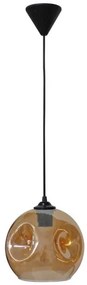 Κρεμαστό Φωτιστικό Οροφής 1xE27 Γυαλί Pop Heronia Lighting-02-0405-Μελί 02-0405