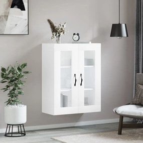 vidaXL Ντουλάπι Τοίχου Λευκό 69,5 x 34 x 90 εκ. από Επεξεργασμένο Ξύλο