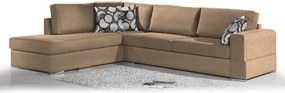 Γωνιακός καναπές Must-Δεξιά-295φ 230β εκ.-Sand