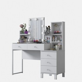 Τουαλέτα Μακιγιάζ Λευκό BUNO 120x40x136.8