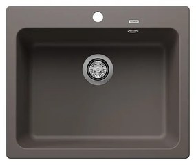 Blanco Naya 6 Volcano Grey SILGRANIT™ PuraDur™ Γρανιτένιος Νεροχύτης Ένθετος με 1 Γούρνα 61,5x51cm
