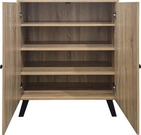 Παπουτσοθήκη-ντουλάπι Cathi pakoworld sonoma 80x34x95εκ