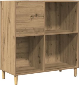 vidaXL Δισκοθήκη τεχνίτης Δρυς 84,5 x 38 x 89εκ από Επεξεργασμένο Ξύλο