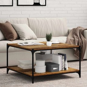 vidaXL Ράφι Βιβλίων 4 pcs Καφέ 80 x 40 x 1,5 cm Επεξεργασμένο ξύλο