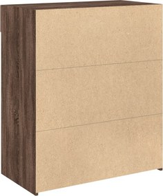vidaXL Ντουλάπι Καφέ Δρυς 80x42,5x93 εκ. Επεξεργασμένο Ξύλο