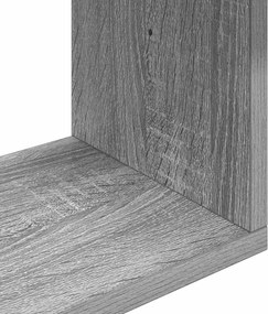 vidaXL Ράφι Τοίχου Επιτοίχιο Γκρι 95 x 20 x 69,5 εκ.