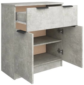 vidaXL Ντουλάπι Γκρι Σκυροδέματος 60x30x70 εκ. Επεξεργασμένο Ξύλο
