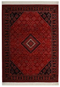 Χαλί (100x160) Royal Carpet Afgan 306A D.Red Black