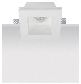 Χωνευτό Φωτιστικό Οροφής GU10 50W IP20 Λευκό S025 Zambelis-S025-Λευκό S025