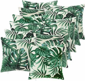 vidaXL Κάλυμμα Μαξιλαριού 12 pcs HEERLEN Σχέδιο Φύλλων 40 x 40 cm