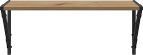 vidaXL Ράφια Τοίχου με ράφι 2 pcs Artisan Oak 60 x 25 x 25,5 cm