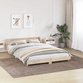 vidaXL Χαλιά Shaggy με Λάτεξ Καφέ 240x340 εκ.