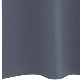 vidaXL Κουρτίνες με κουρτίνες 2 pcs Ανθρακί 260 x 140 εκ. Πολυεστέρας