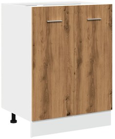 vidaXL Κάτω ντουλάπι Lyon Βελανιδιά τεχνίτη 60x46x81,5 cm