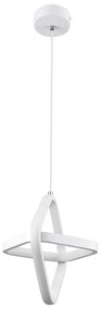 Φωτιστικό Οροφής Rose 61065 Led 22W  24x22x24cm White GloboStar Aluminium