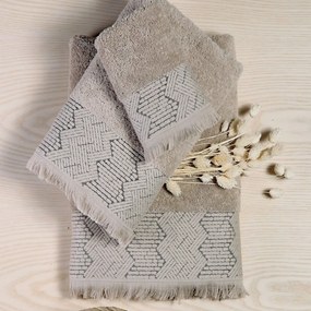 Πετσέτα Sylvester 933-Mocca Nef-Nef Hand 30x50cm 100% Cotton