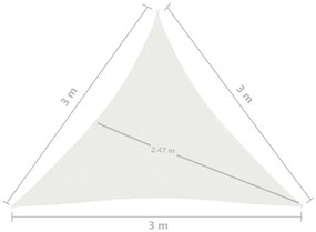 ΠΑΝΙ ΣΚΙΑΣΗΣ ΛΕΥΚΟ 3 X 3 X 3 Μ. ΑΠΟ HDPE 160 ΓΡ/Μ² 311252