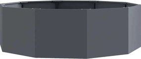 vidaXL Γλάστρα Ανθρακί 120 x 120 x 35 εκ Ατσάλι