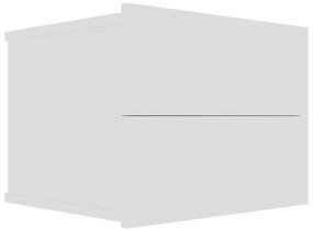 vidaXL Κομοδίνο Λευκό 40 x 30 x 30 εκ. από Μοριοσανίδα
