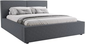 Επενδυμένο κρεβάτι Santos-Gkri Skouro-200 x 200