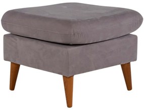 Σκαμπό Sofia 867UNQ1041 63x63x48cm Grey