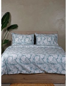 Σετ Σεντόνια Cotton Feelings 2038 Aqua Μονό με λάστιχο(105x205+30)