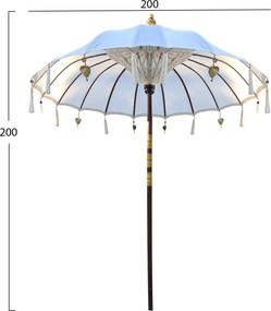 ΟΜΠΡΕΛΑ ΧΩΡΙΣ ΒΑΣΗ HM6034 ΕΚΡΟΥ Φ200 ΕΚ.