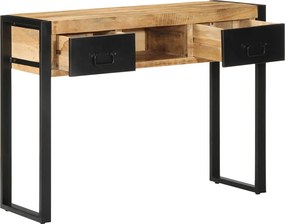 vidaXL Τραπέζι κονσόλας 100x35x75 cm Στερεό ακατέργαστο ξύλο Mango