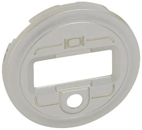 Πλακίδιο Πρίζας Βίντεο HD15 και Jack Τιτάνιο Celiane 068519 Legrand-68519-Ασημί 068519
