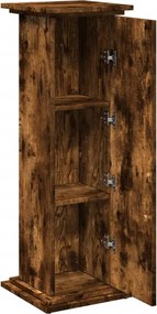 vidaXL Βάση Οθόνης με Αποθ. Καπνιστή Δρυς 31x30x90 εκ. Επεξ. Ξύλο