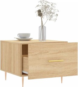 vidaXL Τραπεζάκια Σαλονιού 2 τεμ Sonoma Δρυς 50x50x40 εκ Επεξ. Ξύλο