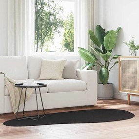 vidaXL Χαλί HUARTE Μαύρο 100 x 200 cm Πολυεστέρας