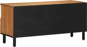 vidaXL Ντουλάπι TV Solid Acacia Wood 100 x 33,5 x 46 εκ