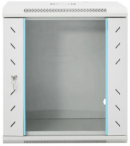 vidaXL Καμπίνα Δικτύου Επιτοίχια 12U 19&#039;&#039; IP20 53x40x60 εκ.