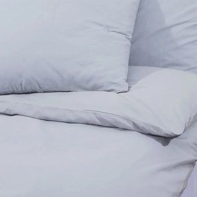 vidaXL Σετ Παπλωματοθήκης Γκρι 260x240 εκ. Βαμβακερό