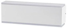 Απλίκα Φωτιστικό Τοίχου LED 10W Λευκό 3000K IP54 Up Down 23cm Nikita 145-82093 Eurolamp-145-82093-Λευκό 145-82093