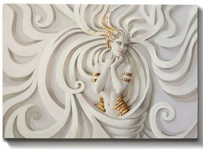 Πίνακας Καμβάς 529TCR1487 100x70cm Multi Wallity Οριζόντιοι Ξύλο, Καμβάς