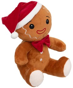 Χριστουγεννιάτικο Λούτρινο (20x18x25) A-S Gingerman Hat 191252