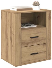 vidaXL Κομοδίνο artisan δρυς 50 x 36 x 60 εκ. Επεξεργασμένο ξύλο